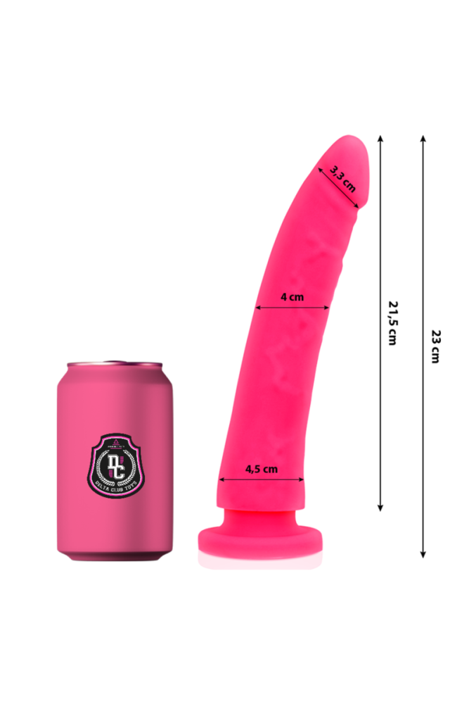 DELTA CLUB - TOYS DILDO MEDICO ROSA IN SILICONE 23 CM -O- 4.5 CM