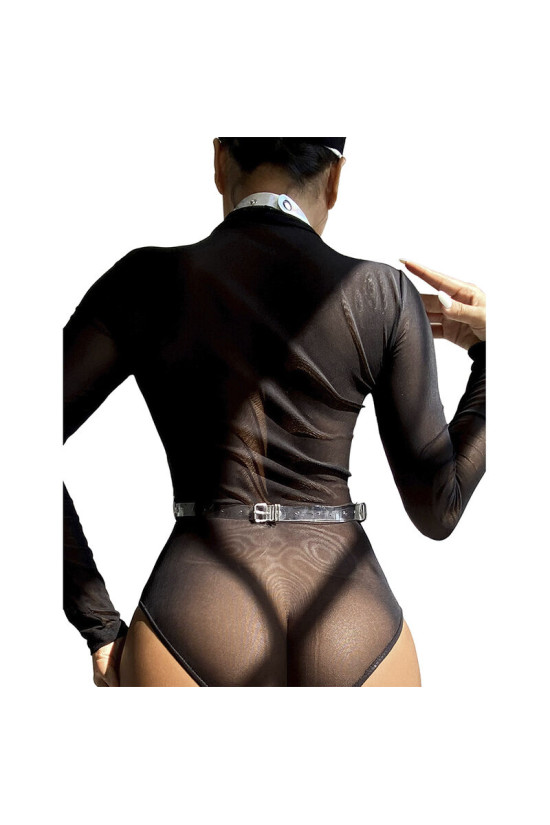 SUBBLIME - 953737 IMBRACATURA PETTORALE CON ANELLI E CATENE ARGENTO TAGLIA UNICA