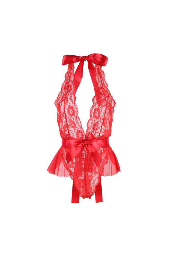 SUBBLIME - 953973 BODY SEXY CON VOLANT + CINTURA ROSSO S/M