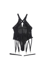 SUBBLIME - 954154 BODY CON CINTURA REGGICALZE NERO L/XL