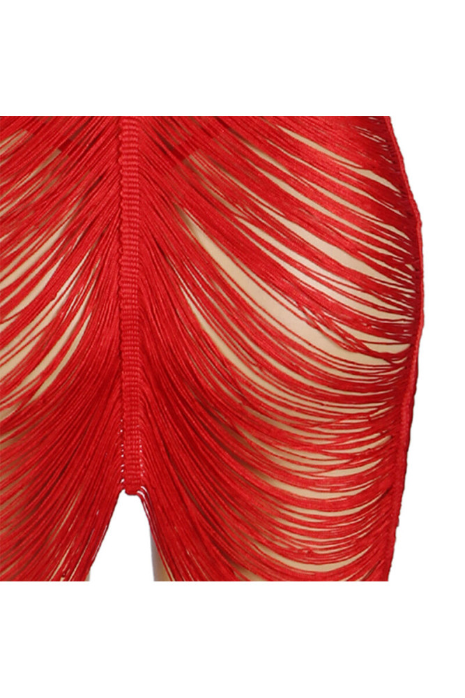 SUBBLIME - 954246 ABITO CON SPALLINE + PERIZOMA ROSSO S/M