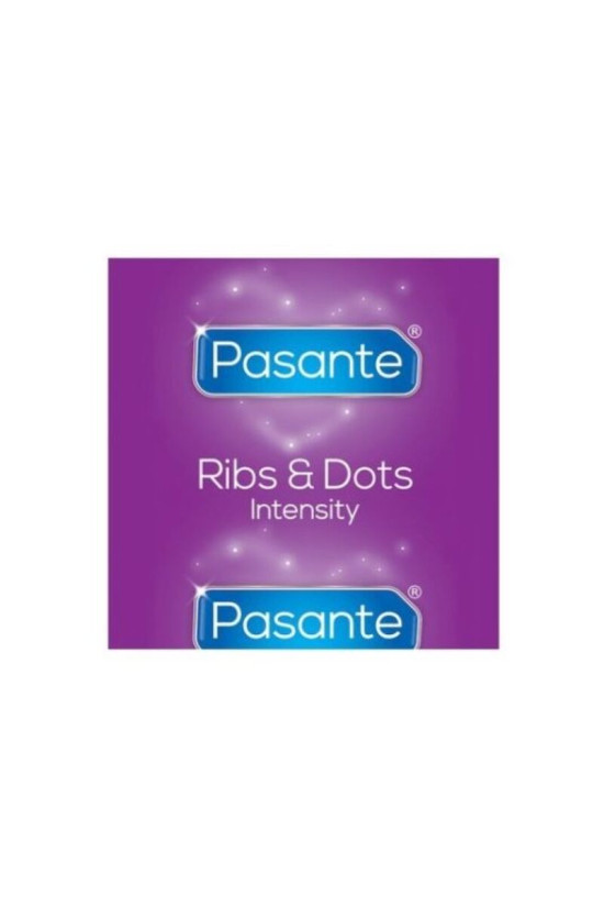 PASANTE - RIBS & DOTS INTENSITY PRESERVATIVI 144 UNITÀ