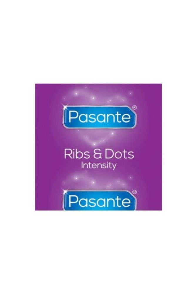PASANTE - RIBS & DOTS INTENSITY PRESERVATIVI 144 UNITÀ