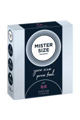 MISTER SIZE - PRESERVATIVI TAGLIA XXL 64 MM (3 UNITÀ)