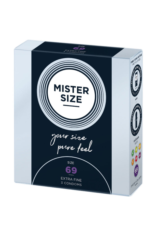 MISTER SIZE - PRESERVATIVI TAGLIA XXXL 69 MM (3 UNITÀ)