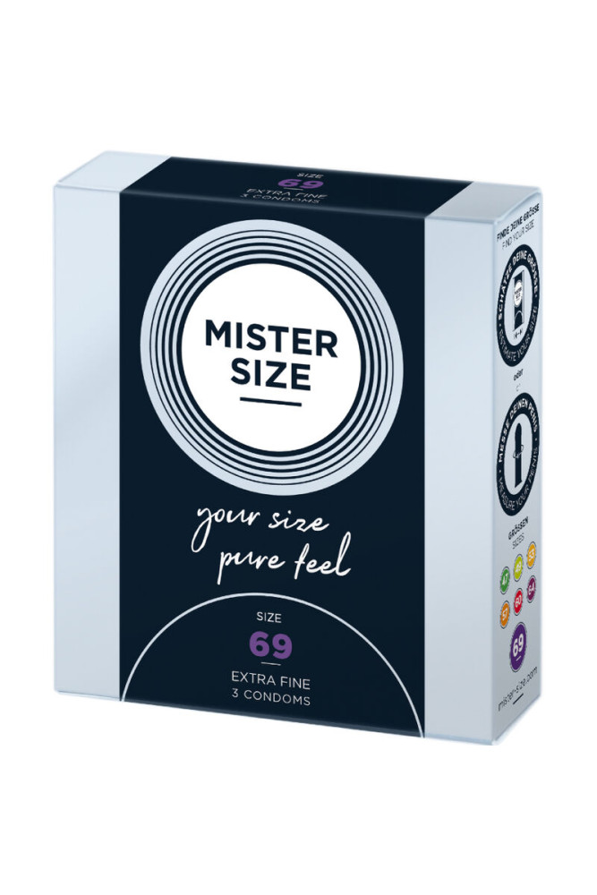MISTER SIZE - PRESERVATIVI TAGLIA XXXL 69 MM (3 UNITÀ)
