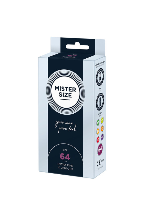 MISTER SIZE - PRESERVATIVI TAGLIA XXL 64 MM (10 UNITÀ)