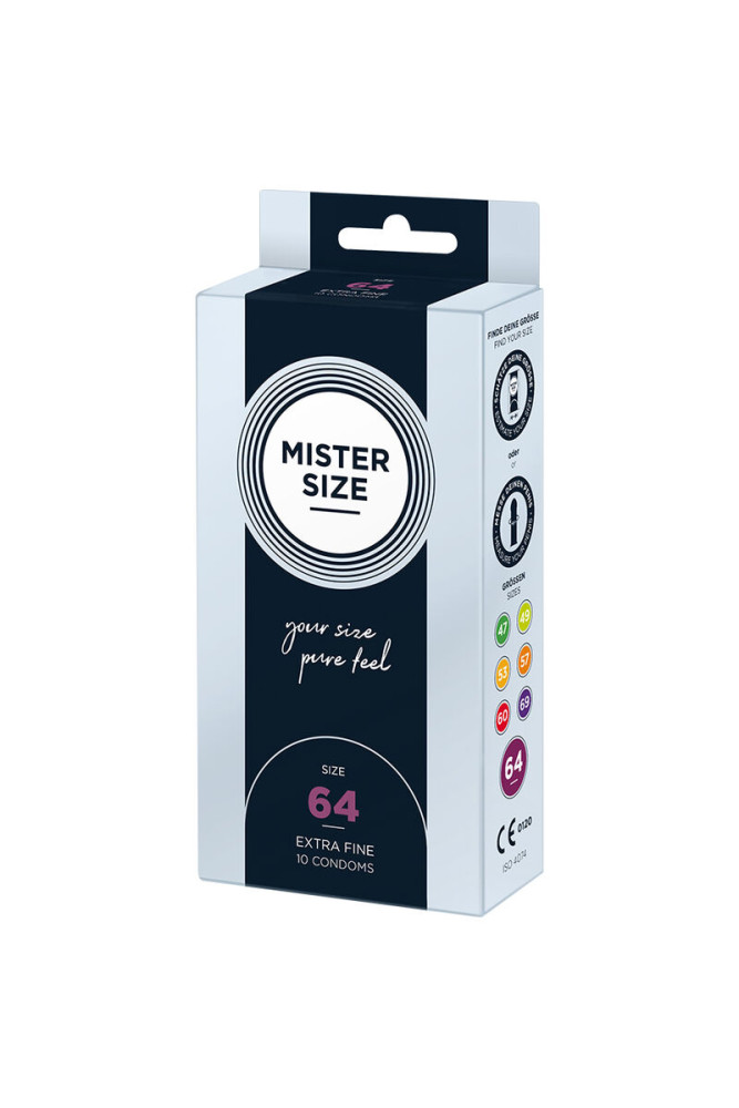 MISTER SIZE - PRESERVATIVI TAGLIA XXL 64 MM (10 UNITÀ)