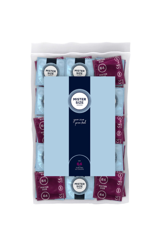MISTER SIZE - PRESERVATIVI TAGLIA XXL 64 MM (100 UNITÀ)