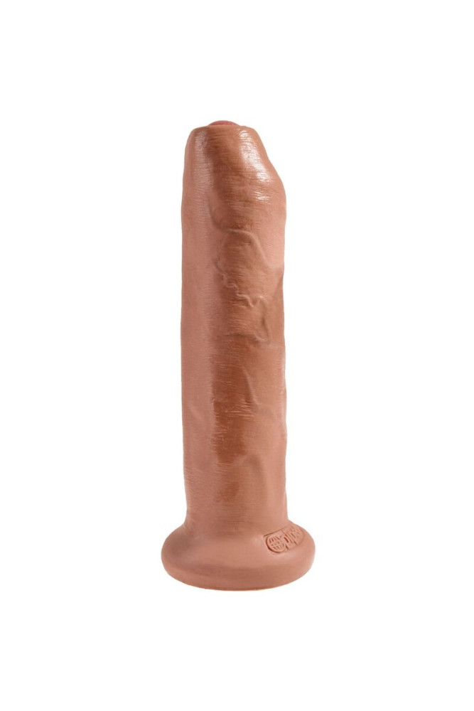 KING COCK - PENE REALISTICO NON TAGLIATO 17.8 CM CARAMELLO