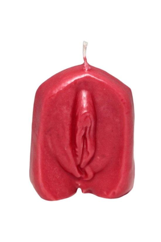 DIABLO PICANTE - CANDELA A FORMA DI VAGINA ROSSO