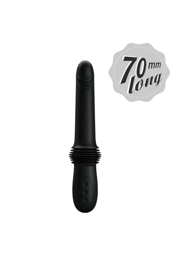 PRETTY LOVE - VIBRATORE PAZUZU 3 MODALITÀ DI SPINTA NERO