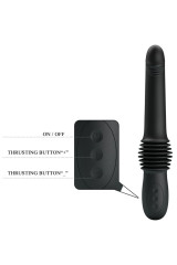 PRETTY LOVE - VIBRATORE PAZUZU 3 MODALITÀ DI SPINTA NERO