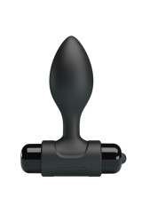 PRETTY LOVE - VIBRA BUTT 10 VIBRAZIONI PLUG ANALE NERO