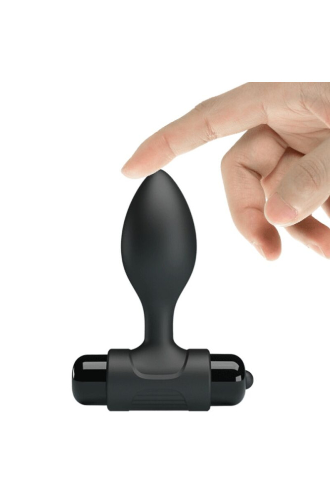 PRETTY LOVE - VIBRA BUTT 10 VIBRAZIONI PLUG ANALE NERO