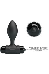 PRETTY LOVE - VIBRA BUTT 10 VIBRAZIONI PLUG ANALE NERO