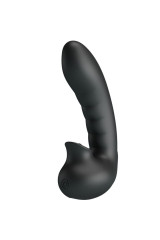 PRETTY LOVE - HOBGOBLIN CUSTODIA PER DITA VIBRANTE 12 VIBRAZIONI + STIMOLATORE CLITORIDE NERO