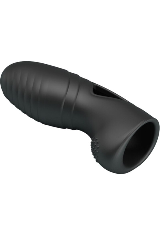 PRETTY LOVE - VIBRATORE DA DITO IN SILICONE ALAN NERO