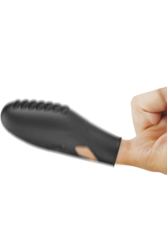 PRETTY LOVE - VIBRATORE DA DITO IN SILICONE GILO NERO