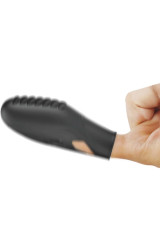 PRETTY LOVE - VIBRATORE DA DITO IN SILICONE GILO NERO