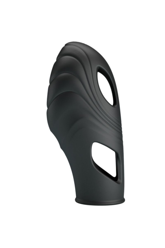 PRETTY LOVE - VIBRATORE DA DITA IN SILICONE LICH NERO