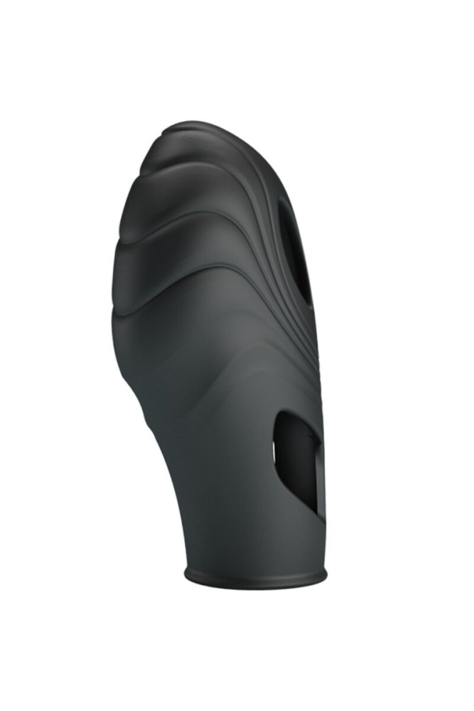 PRETTY LOVE - VIBRATORE DA DITA IN SILICONE LICH NERO