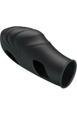 PRETTY LOVE - VIBRATORE DA DITA IN SILICONE LICH NERO