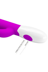 PRETTY LOVE - VIBRATORE CENTAUR CONIGLIO 30 MODALITÀ DI VIBRAZIONE VIOLA