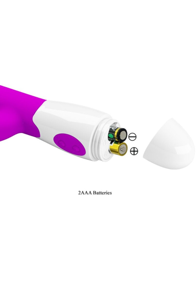 PRETTY LOVE - VIBRATORE CENTAUR CONIGLIO 30 MODALITÀ DI VIBRAZIONE VIOLA