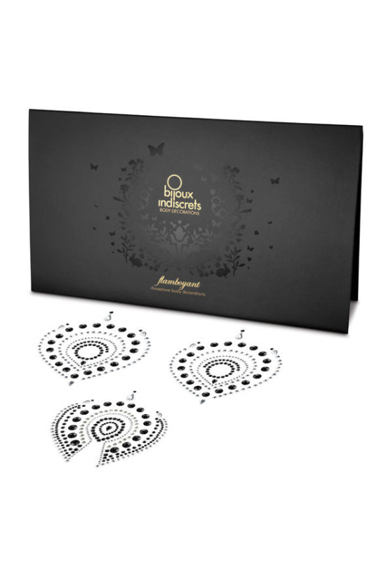 BIJOUX - INDISCRETS FLAMBOYANT NERO & ARGENTO