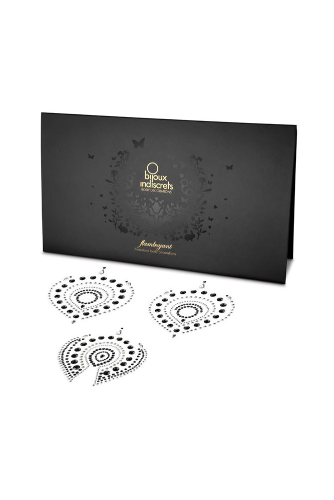 BIJOUX - INDISCRETS FLAMBOYANT NERO & ARGENTO