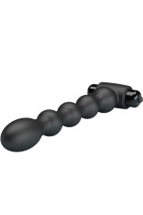 PRETTY LOVE - LYNN SILICONE ANAL PLUG 10 VIBRAZIONI NERO