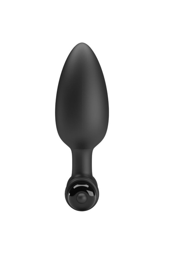 PRETTY LOVE - VIBRA BUTT PLUG 2 PLUG ANALE 10 VIBRAZIONI NERO
