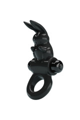 PRETTY LOVE - ANELLO VIBRATORE CONIGLIO ECCITANTE 10 VIBRAZIONI NERO