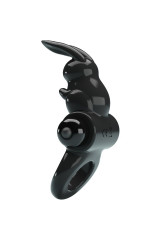 PRETTY LOVE - ANELLO VIBRATORE CONIGLIO ECCITANTE 10 VIBRAZIONI NERO