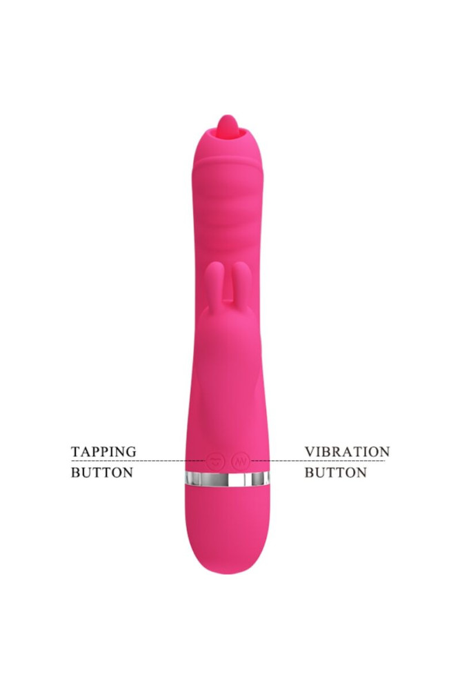 PRETTY LOVE - VIBRATORE MULTIFUNZIONE CONIGLIO PHOENIX ROSA