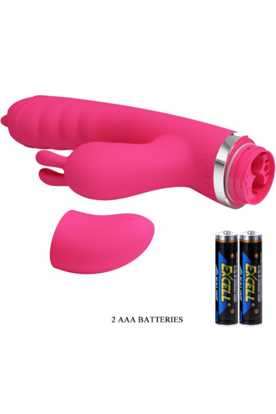 PRETTY LOVE - VIBRATORE MULTIFUNZIONE CONIGLIO PHOENIX ROSA