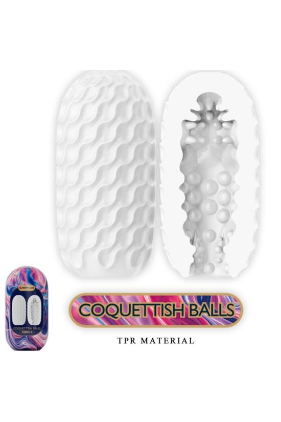 PRETTY LOVE - VENUS X 15 MASTURBATORI MASCHILI IN SILICONE BIANCO