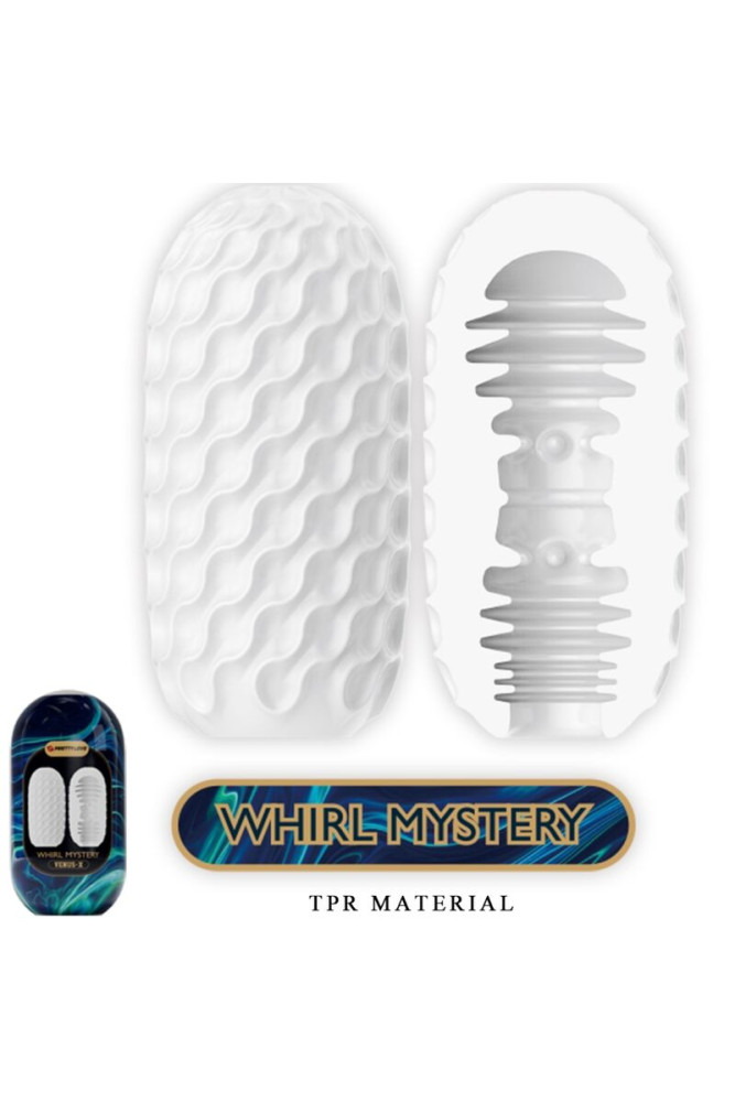 PRETTY LOVE - VENUS X 15 MASTURBATORI MASCHILI IN SILICONE BIANCO