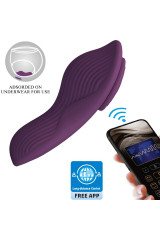 PRETTY LOVE - MANE LAY ON CLITORIDE MASSAGGIATORE 10 VIBRAZIONI TELECOMANDO VIOLA