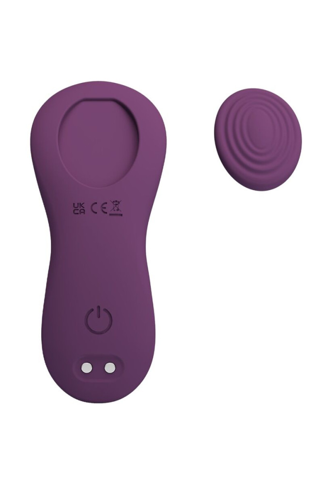 PRETTY LOVE - MANE LAY ON CLITORIDE MASSAGGIATORE 10 VIBRAZIONI TELECOMANDO VIOLA