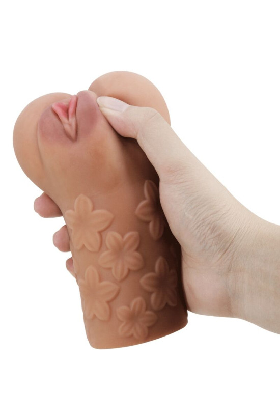 CRAZY BULL - VAGINA E ANO SCARLATTO DESIGN CON FIORI CARNE