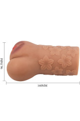 CRAZY BULL - VAGINA E ANO SCARLATTO DESIGN CON FIORI CARNE