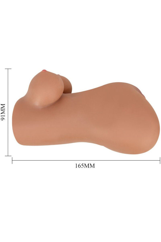 CRAZY BULL - HANNAH DOPPIO MASTURBATORE VAGINA E ANO REALISTICO MULATTO