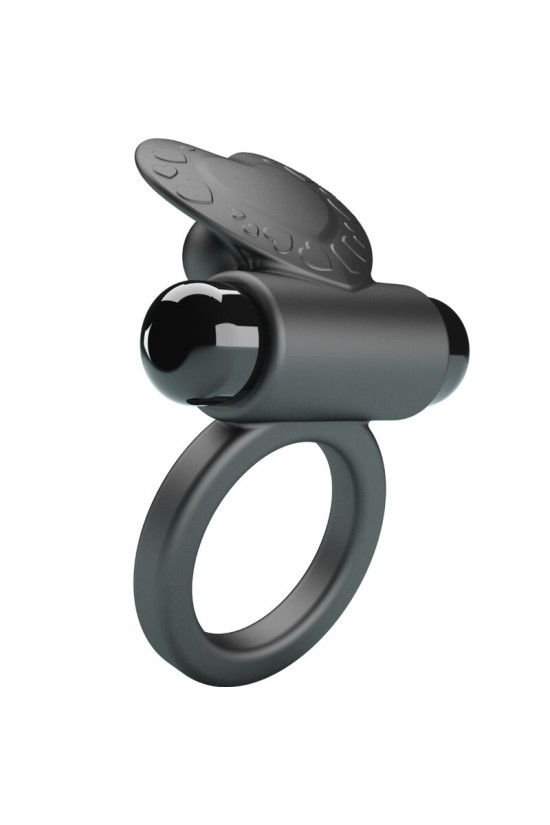 PRETTY LOVE - DEBONAIRE ANELLO VIBRANTE CONIGLIO 10 VIBRAZIONI NERO