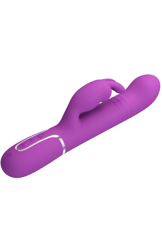 PRETTY LOVE - COALE 4 IN 1 MULTIFUNZIONE VIBRATORE CONIGLIO VIOLA