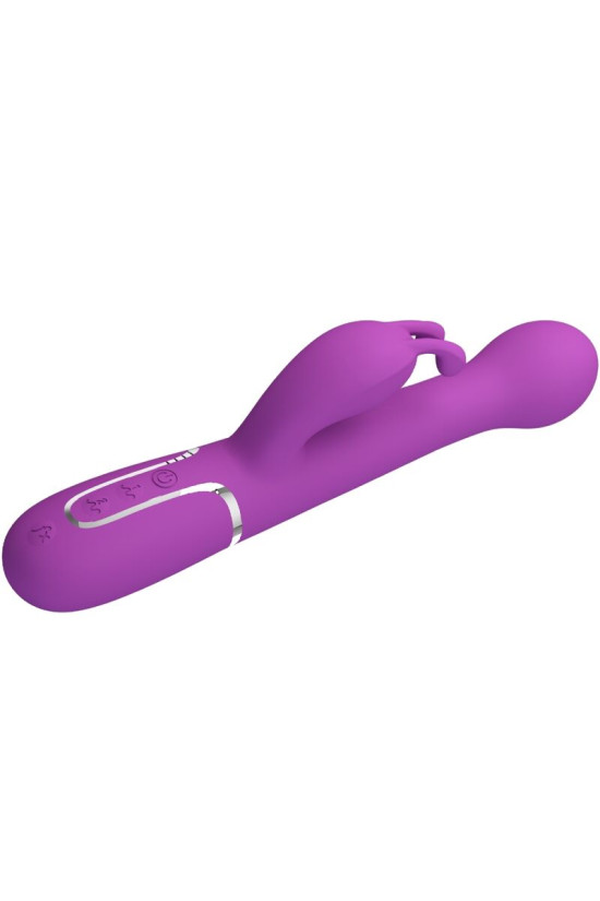 PRETTY LOVE - DEJON 3 IN 1 MULTIFUNZIONE VIBRATORE CONIGLIO VIOLA