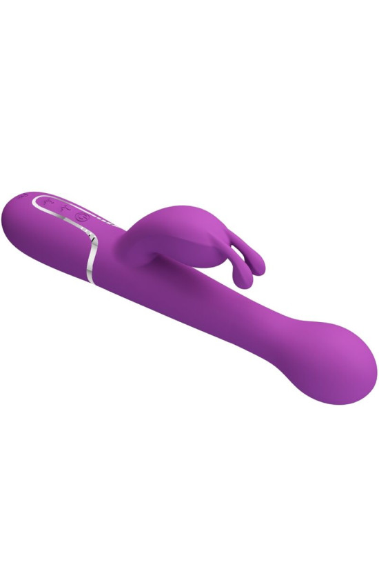 PRETTY LOVE - DEJON 3 IN 1 MULTIFUNZIONE VIBRATORE CONIGLIO VIOLA