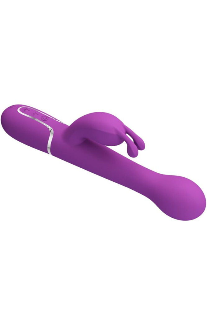 PRETTY LOVE - DEJON 3 IN 1 MULTIFUNZIONE VIBRATORE CONIGLIO VIOLA