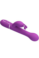 PRETTY LOVE - DEJON 3 IN 1 MULTIFUNZIONE VIBRATORE CONIGLIO VIOLA